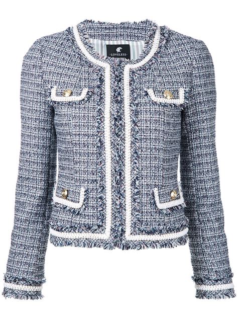 tweed-jacke damen chanel stil|chanel's catwalk jacket.